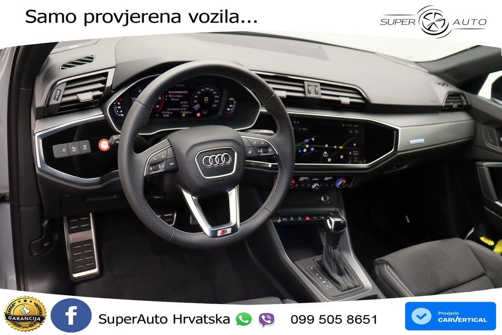 Audi Q3 40 TDI (193 KS) quattro S tronic S line MATRIX+GR SJED+KAM