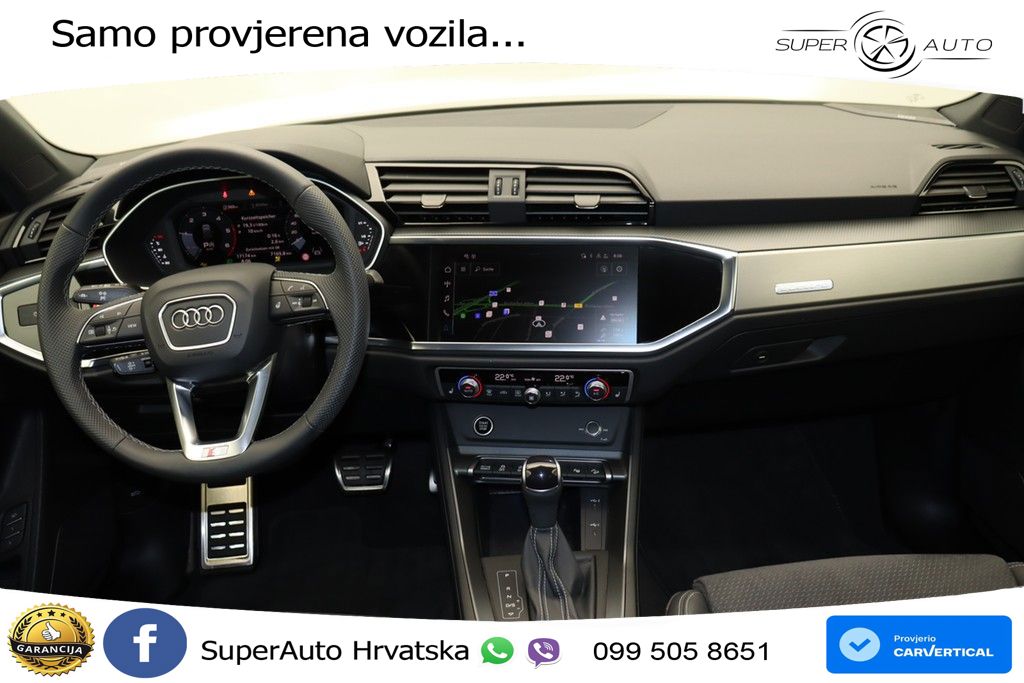 Audi Q3 40 TDI (193 KS) quattro S tronic S line MATRIX+GR SJED+KAM