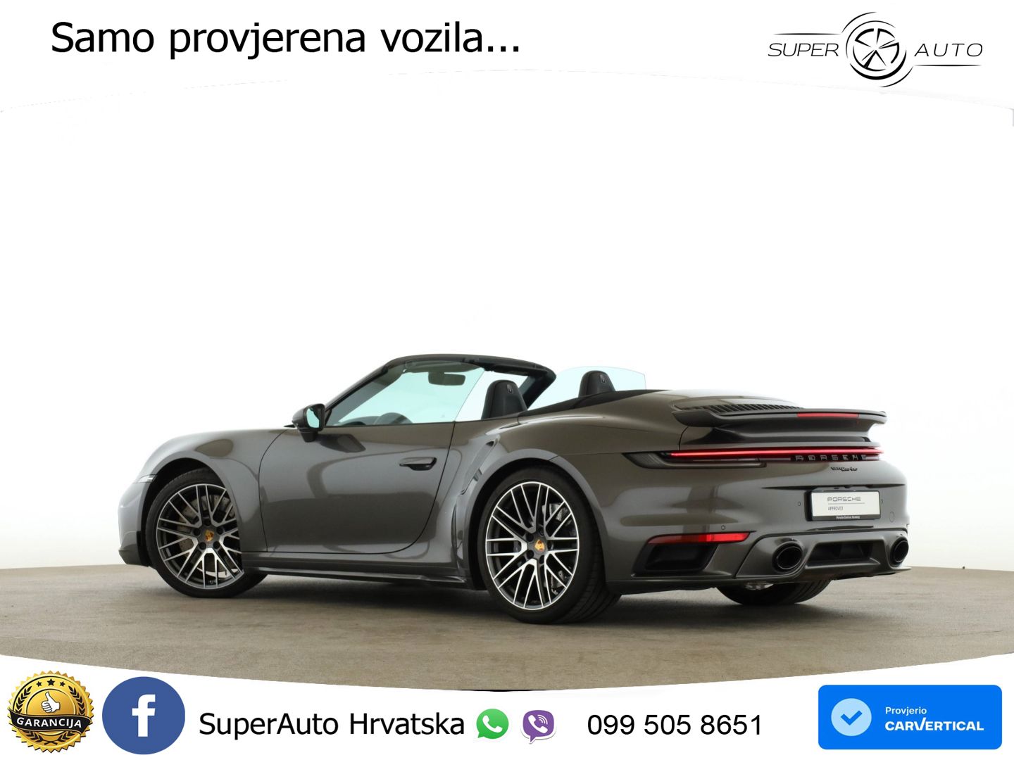 Porsche 911 Turbo Cabriolet 3.8 (580 KS) PDK LED+GR SJED+ACC