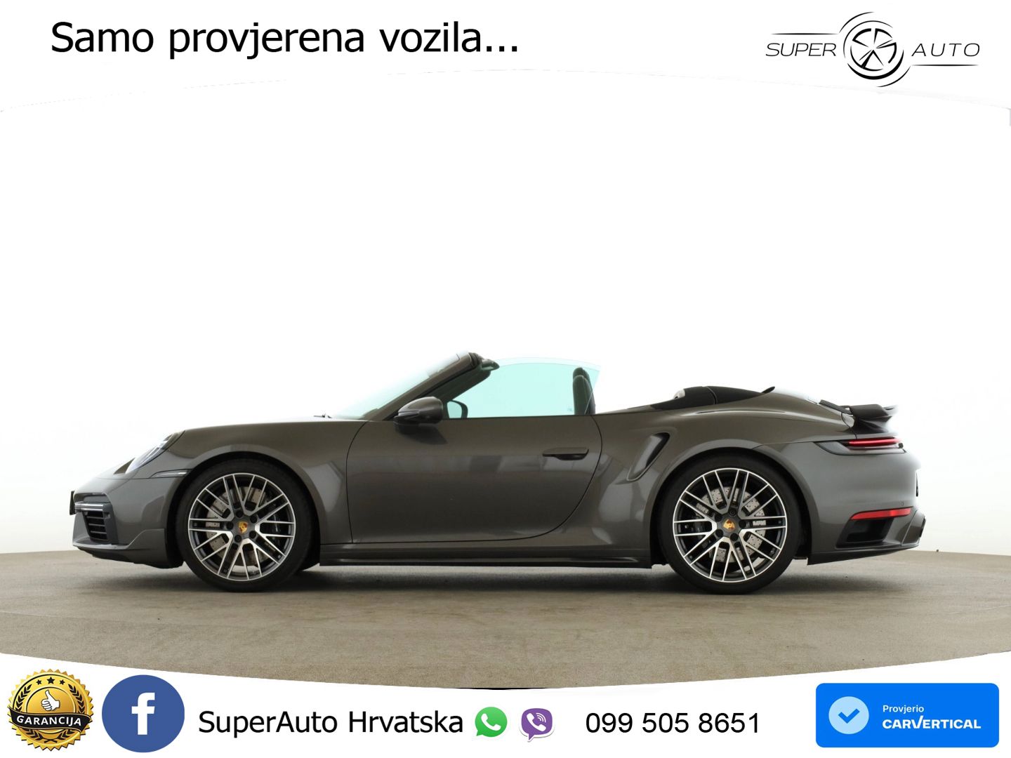 Porsche 911 Turbo Cabriolet 3.8 (580 KS) PDK LED+GR SJED+ACC