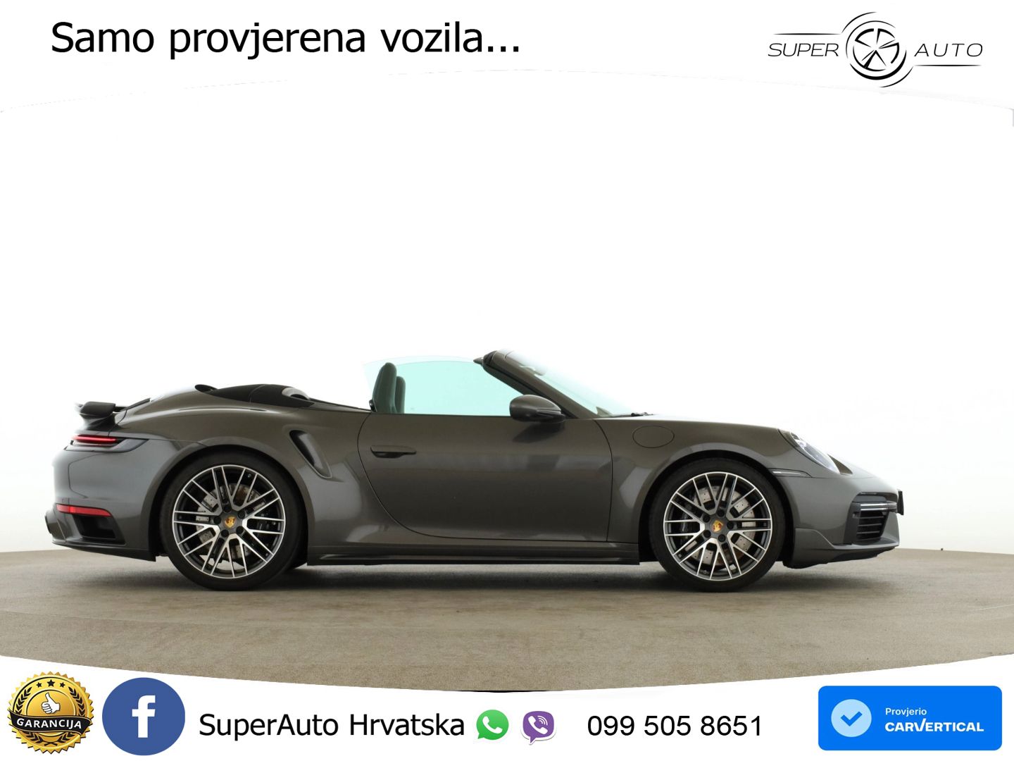 Porsche 911 Turbo Cabriolet 3.8 (580 KS) PDK LED+GR SJED+ACC