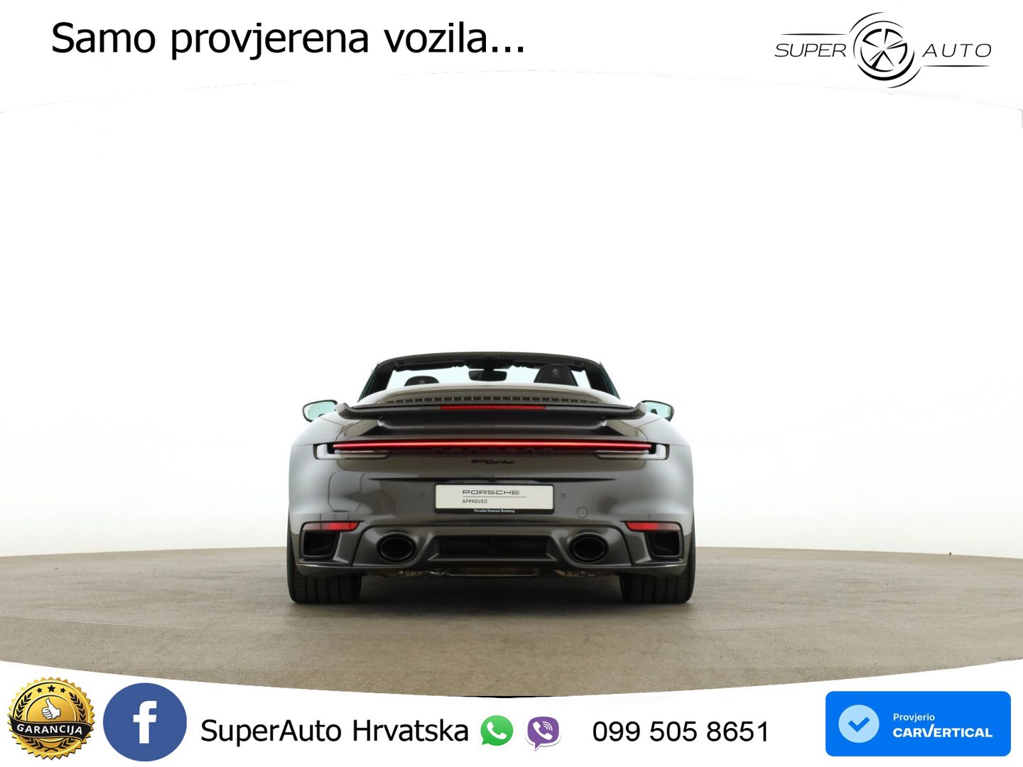 Porsche 911 Turbo Cabriolet 3.8 (580 KS) PDK LED+GR SJED+ACC
