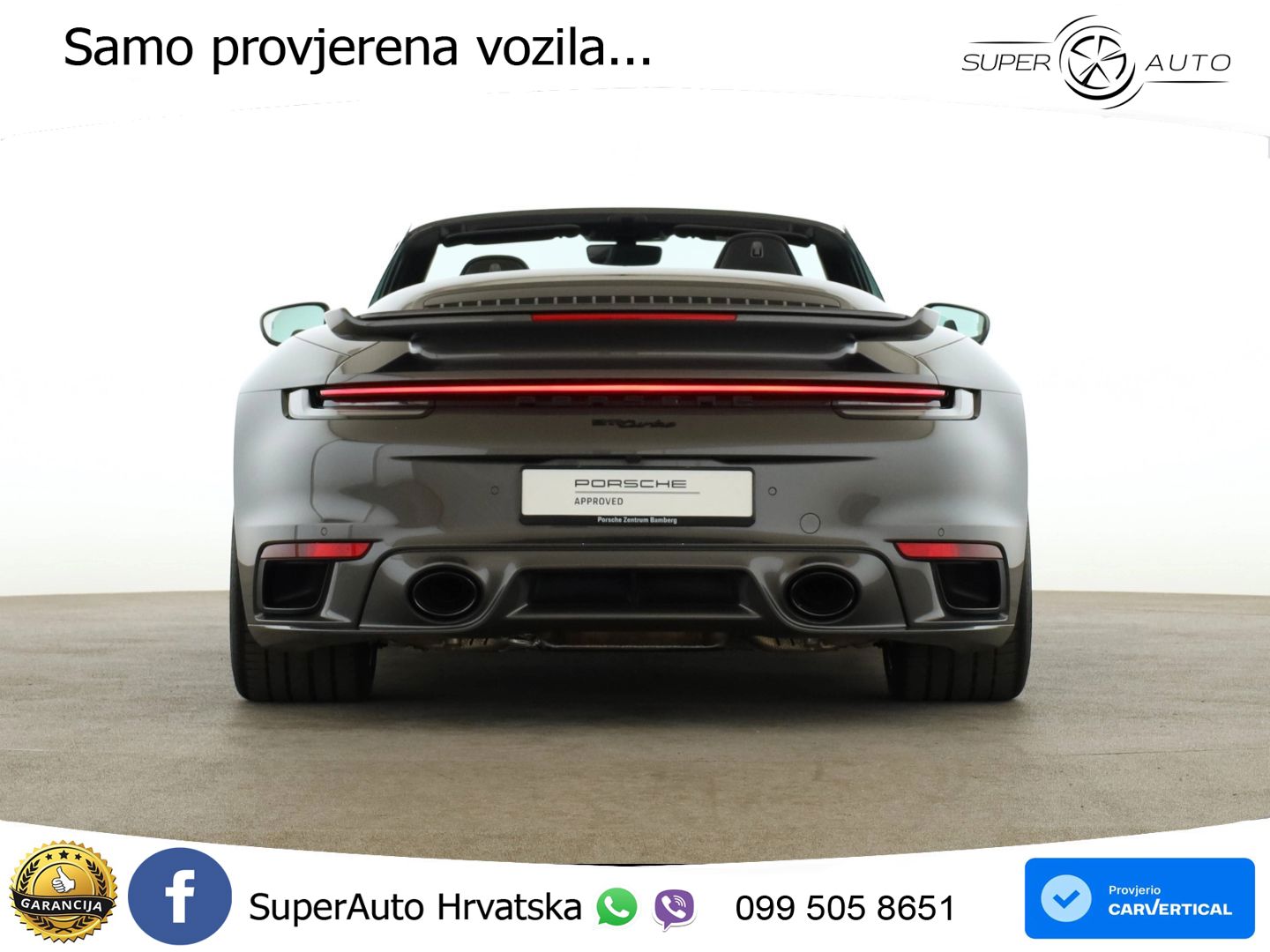 Porsche 911 Turbo Cabriolet 3.8 (580 KS) PDK LED+GR SJED+ACC