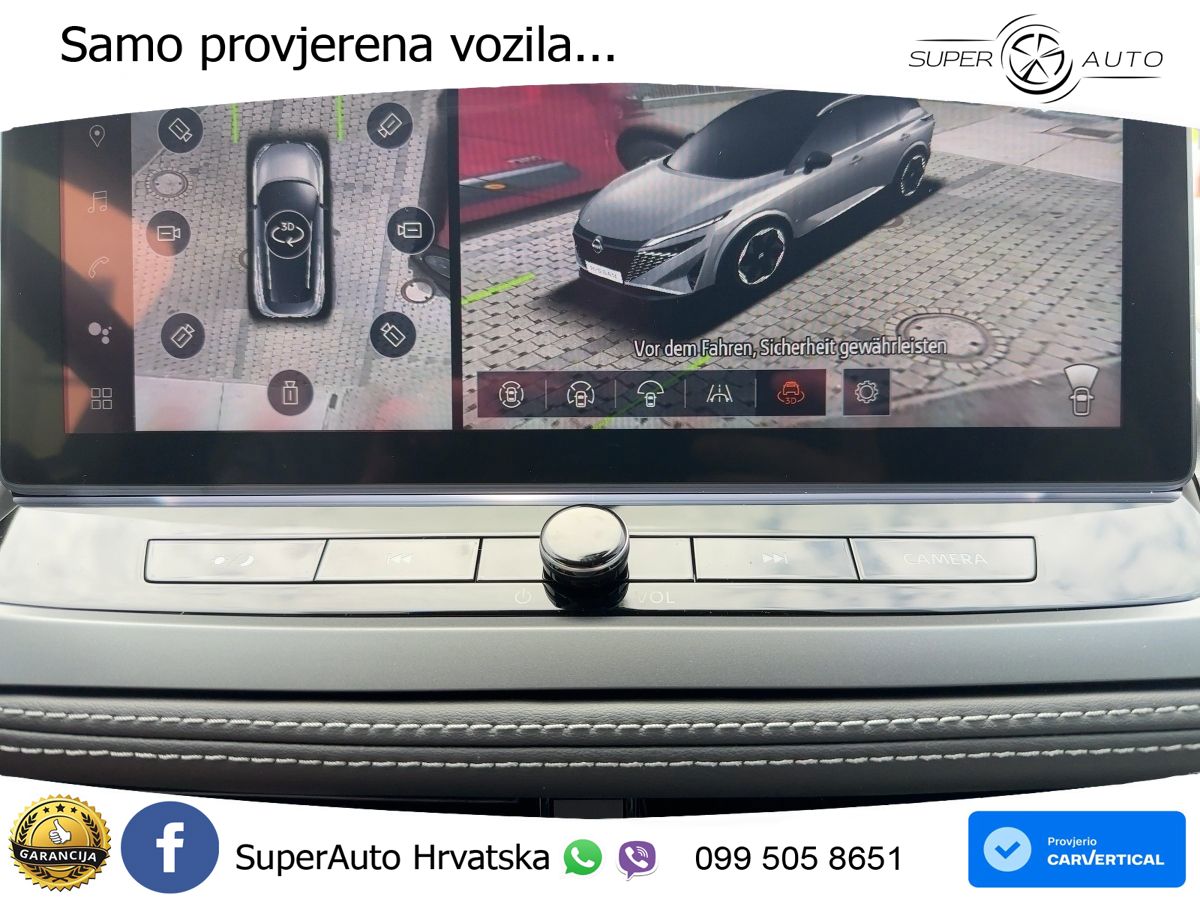 Nissan Qashqai 1.3 DIG-T (158 KS) Xtronic Tekna ACC+HEAD+GR SJED+360+PANO
