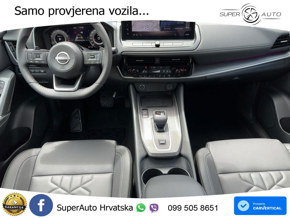 Nissan Qashqai 1.3 DIG-T (158 KS) Xtronic Tekna ACC+HEAD+GR SJED+360+PANO