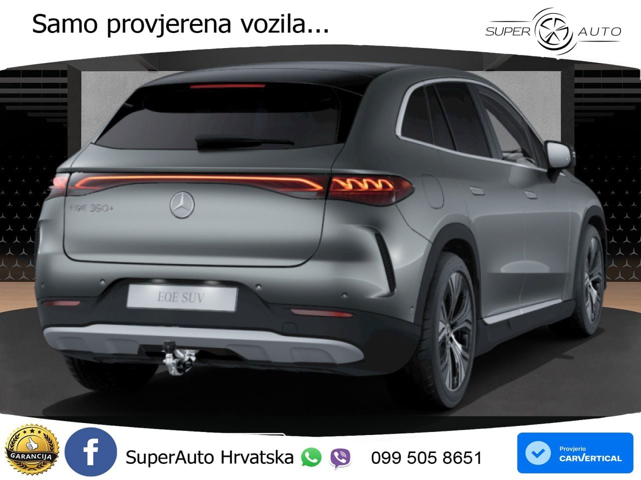 Mercedes EQE SUV 350+ 105 kWh (320 KS) LED+GR SJED+ACC