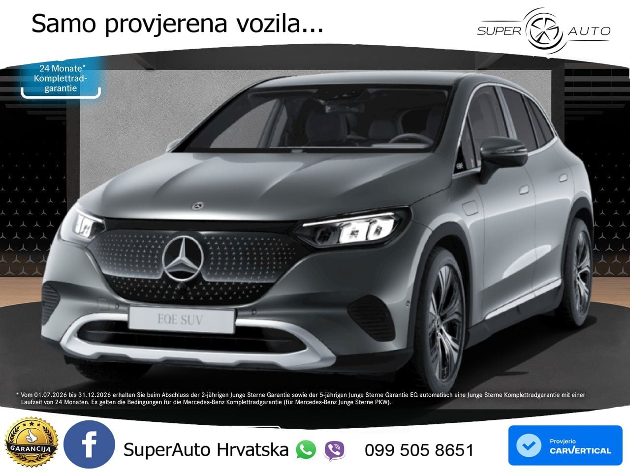 Mercedes EQE SUV 350+ 105 kWh (320 KS) LED+GR SJED+ACC