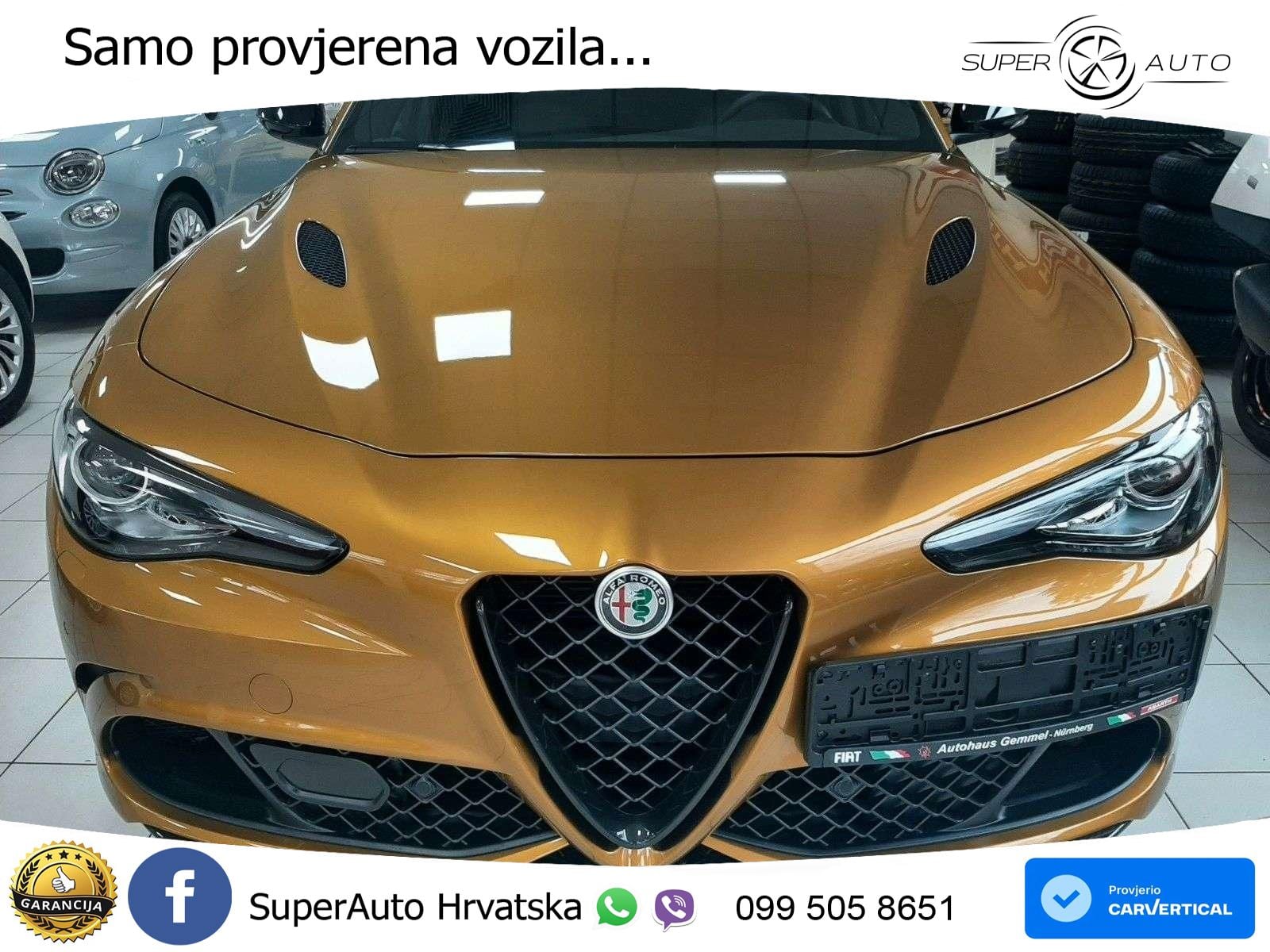 Alfa Romeo Giulia Quadrifoglio 2.9 V6 Bi-Turbo (520 KS) Automatic MATRIX+GR SJED+KAM