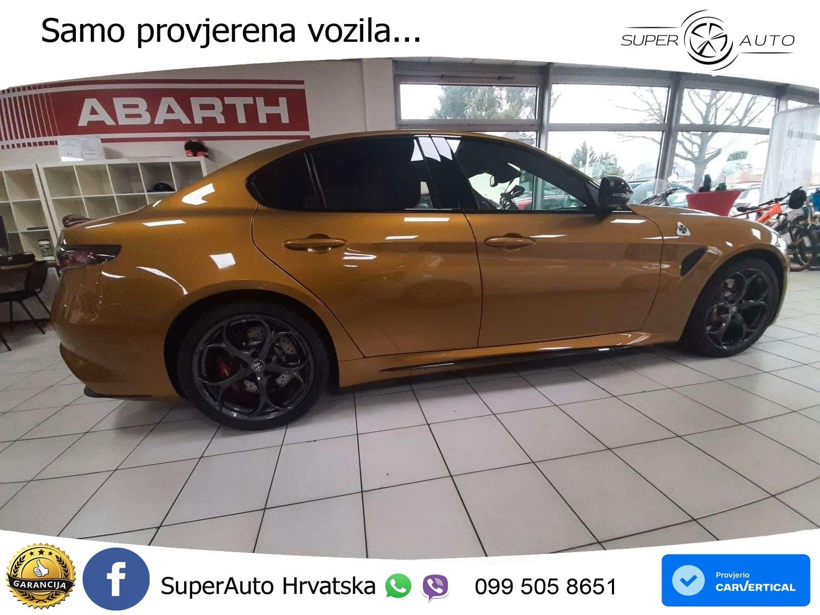 Alfa Romeo Giulia Quadrifoglio 2.9 V6 Bi-Turbo (520 KS) Automatic MATRIX+GR SJED+KAM