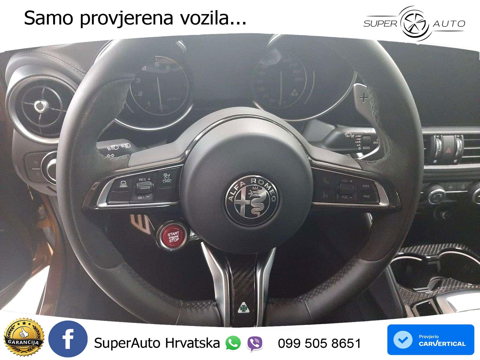 Alfa Romeo Giulia Quadrifoglio 2.9 V6 Bi-Turbo (520 KS) Automatic MATRIX+GR SJED+KAM