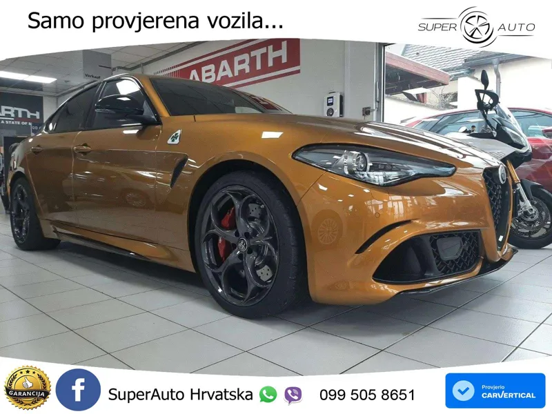 Alfa Romeo Giulia Quadrifoglio 2.9 V6 Bi-Turbo (520 KS) Automatic MATRIX+GR SJED+KAM