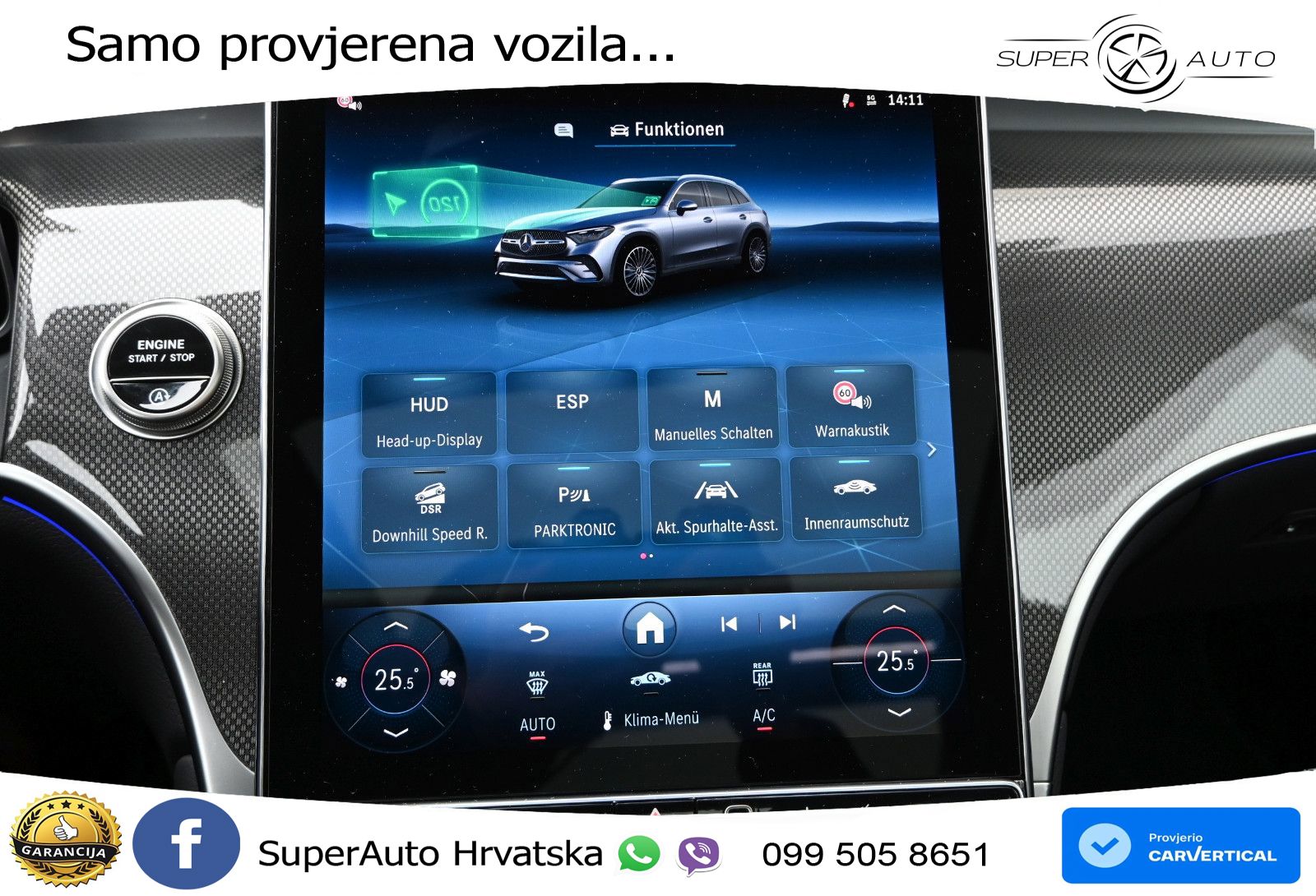 Mercedes GLC 220d (197 KS) 4MATIC 9G-TRONIC ACC+HEAD+4xGR SJED+360+PANO