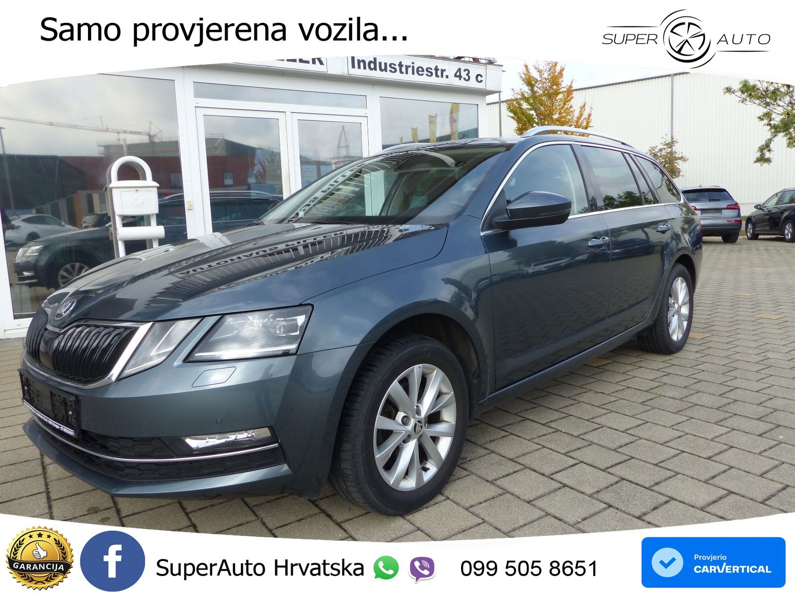 Škoda Octavia Combi 2.0 TDI (150 KS) DSG LED+GR SJED+ACC