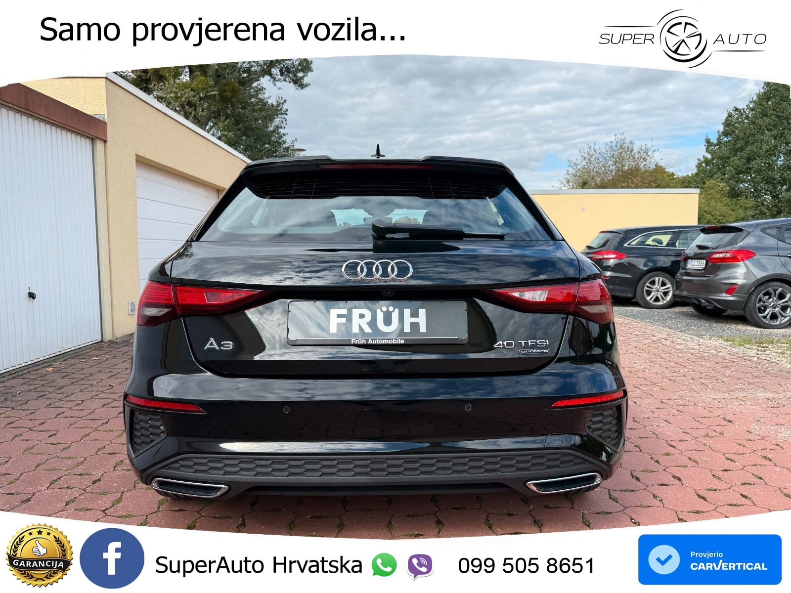 Audi A3 40 TFSI (190 KS) quattro S tronic S line LED+GR SJED+ACC