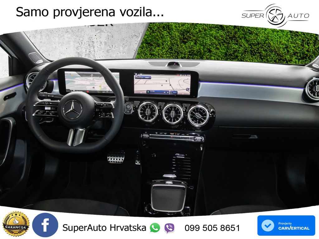 Mercedes-Benz A 200 7G-DCT AMG ACC+GR SJED+360+PANO