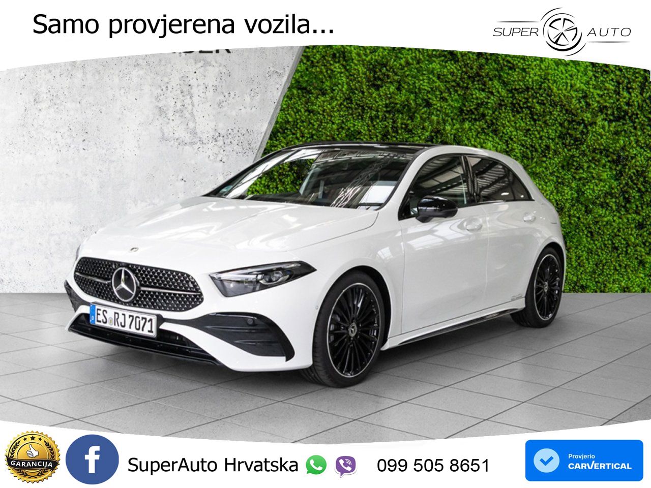 Mercedes-Benz A 200 7G-DCT AMG ACC+GR SJED+360+PANO