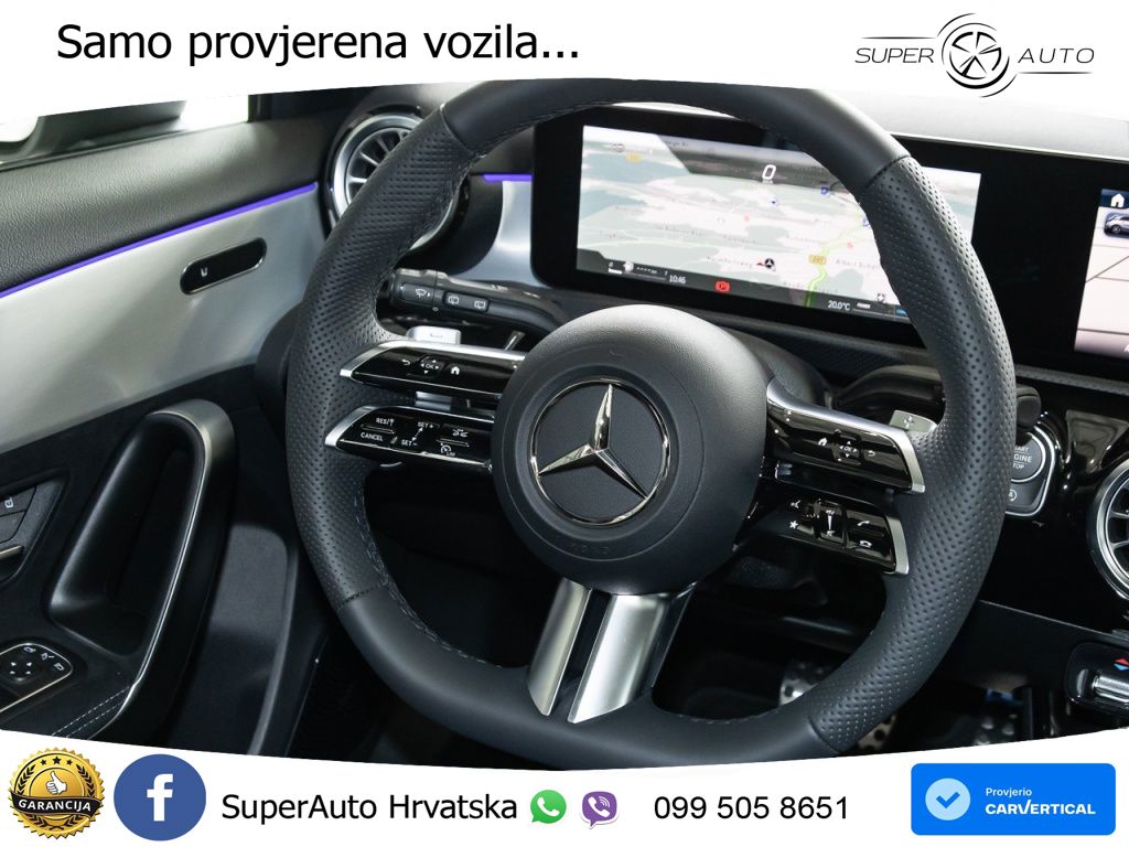Mercedes-Benz A 200 7G-DCT AMG ACC+GR SJED+360+PANO