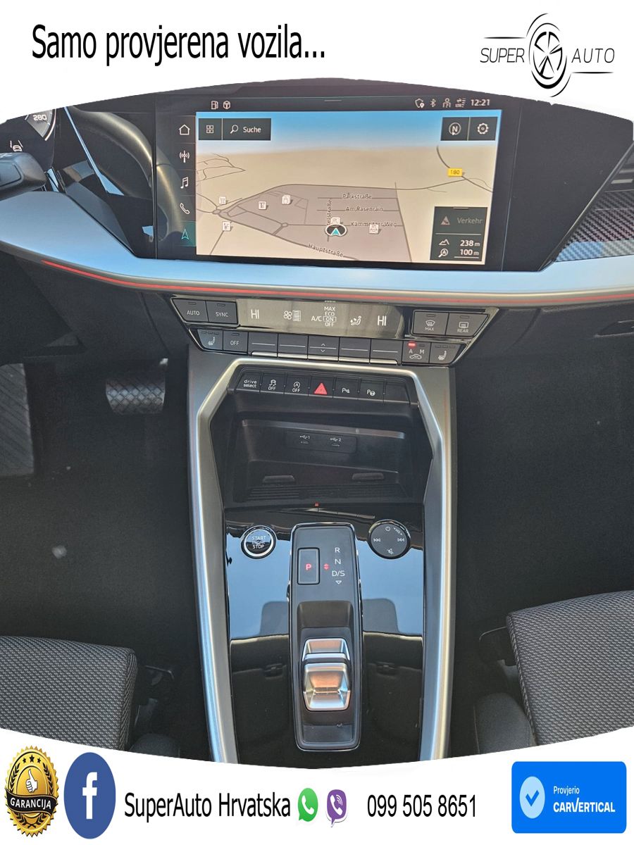 Audi A3 35 TFSI (150 KS) S tronic LED+GR SJED+ACC