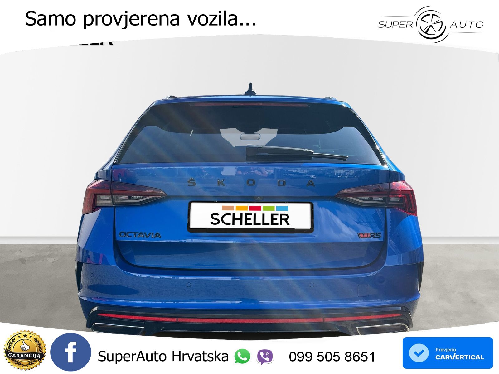 Škoda Octavia Combi RS 2.0 TDI (200 KS) DSG MATRIX+GR SJED+KAM