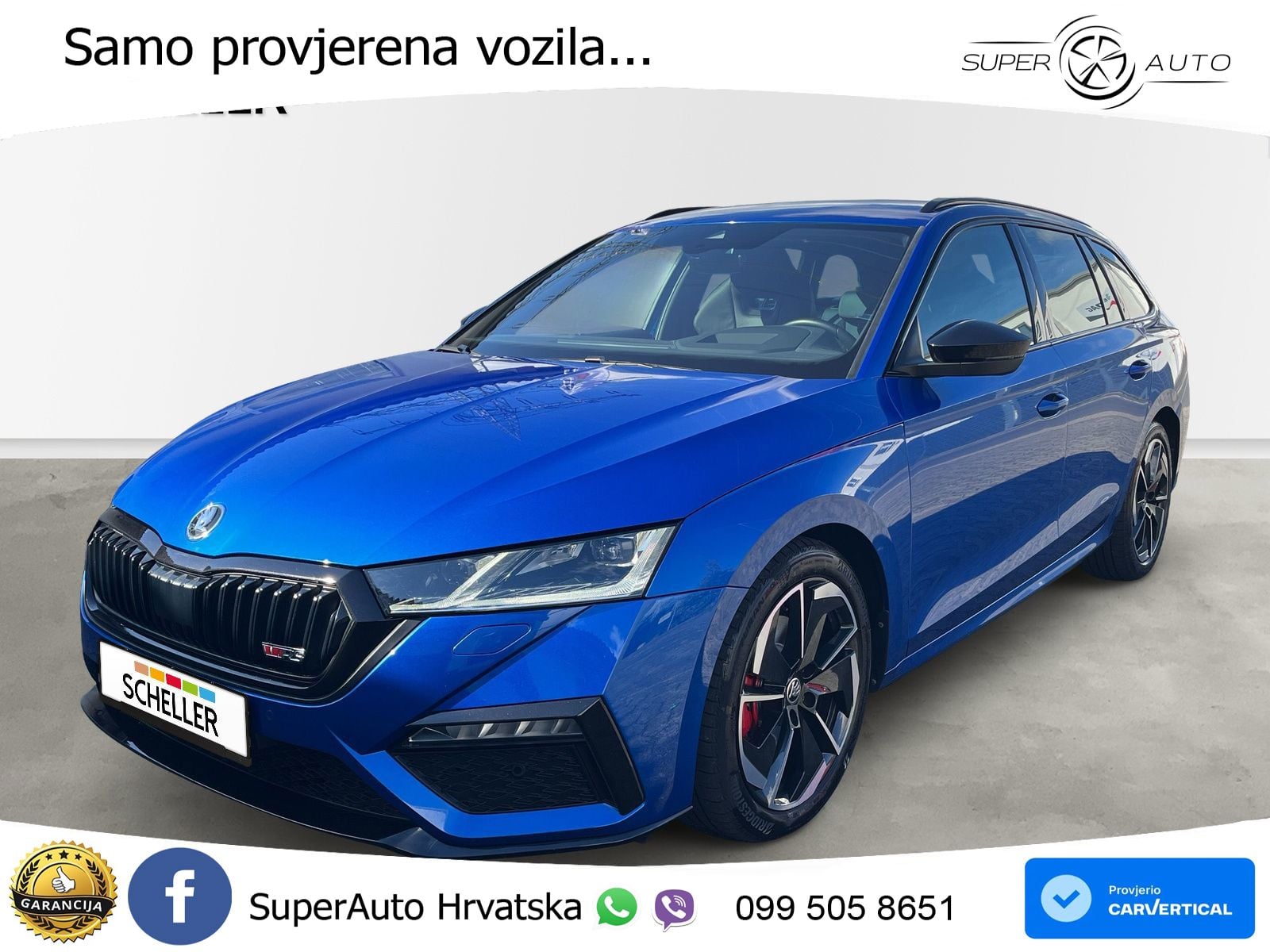 Škoda Octavia Combi RS 2.0 TDI (200 KS) DSG MATRIX+GR SJED+KAM