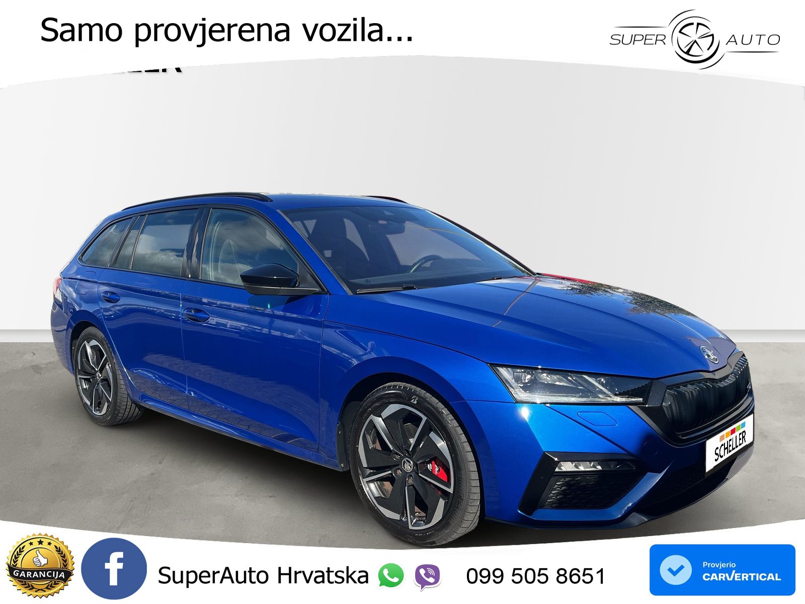 Škoda Octavia Combi RS 2.0 TDI (200 KS) DSG MATRIX+GR SJED+KAM