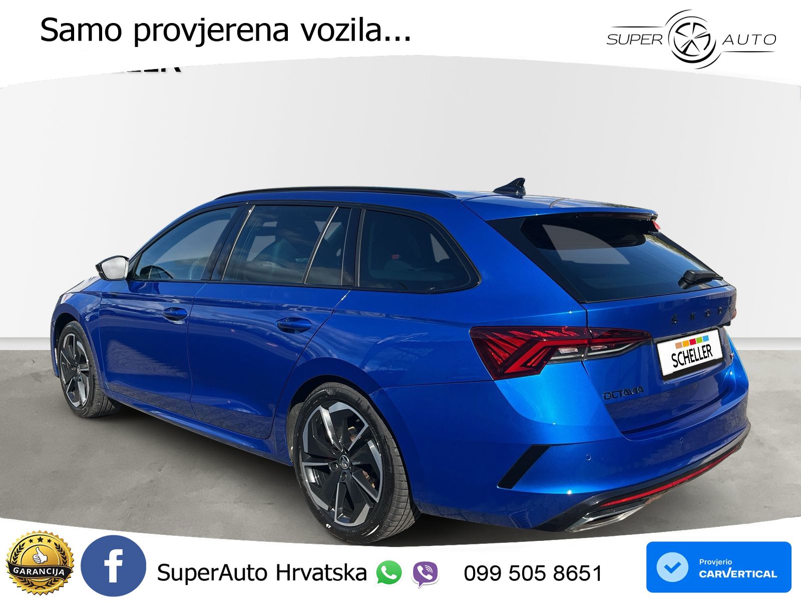 Škoda Octavia Combi RS 2.0 TDI (200 KS) DSG MATRIX+GR SJED+KAM