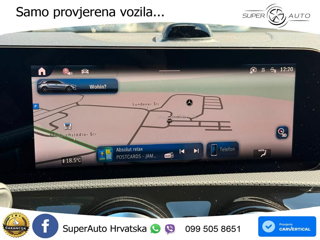 Mercedes-Benz A 220d 8G-DCT AMG ACC+GR SJED+360+PANO