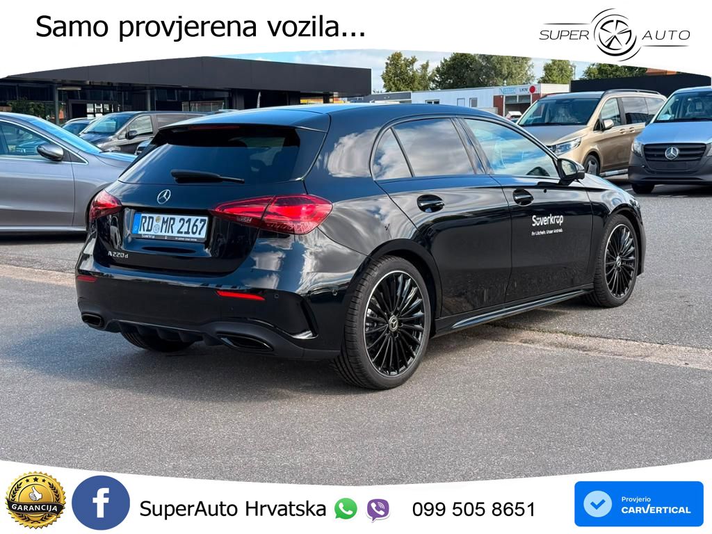 Mercedes-Benz A 220d 8G-DCT AMG ACC+GR SJED+360+PANO