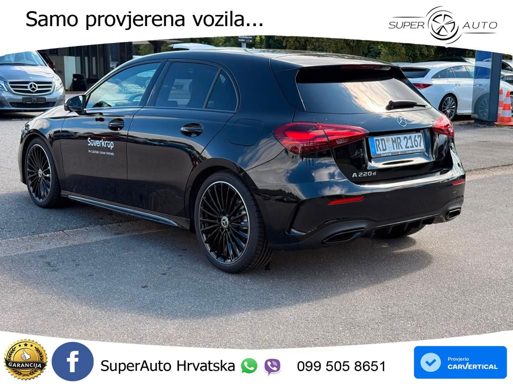 Mercedes-Benz A 220d 8G-DCT AMG ACC+GR SJED+360+PANO