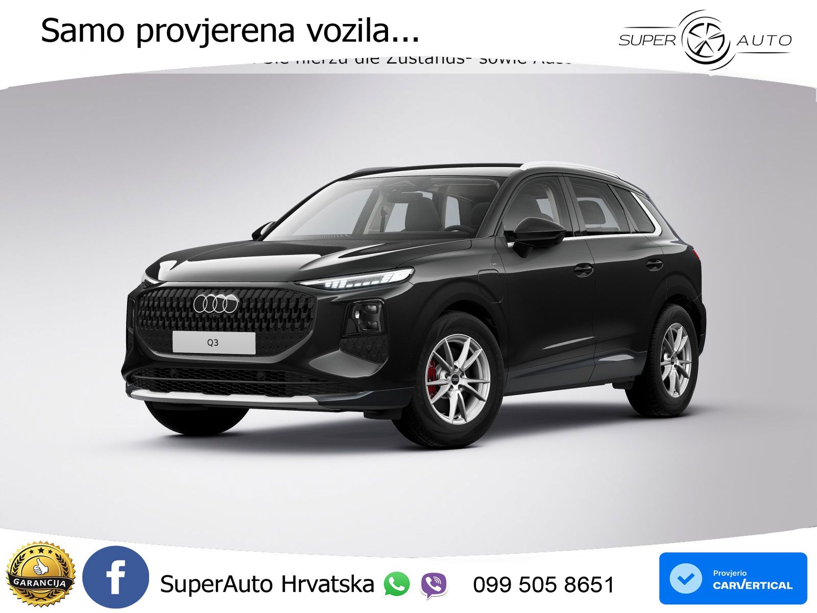 Audi Q3 1.5 TFSIe (272 KS) S tronic LED+GR SJED+ACC