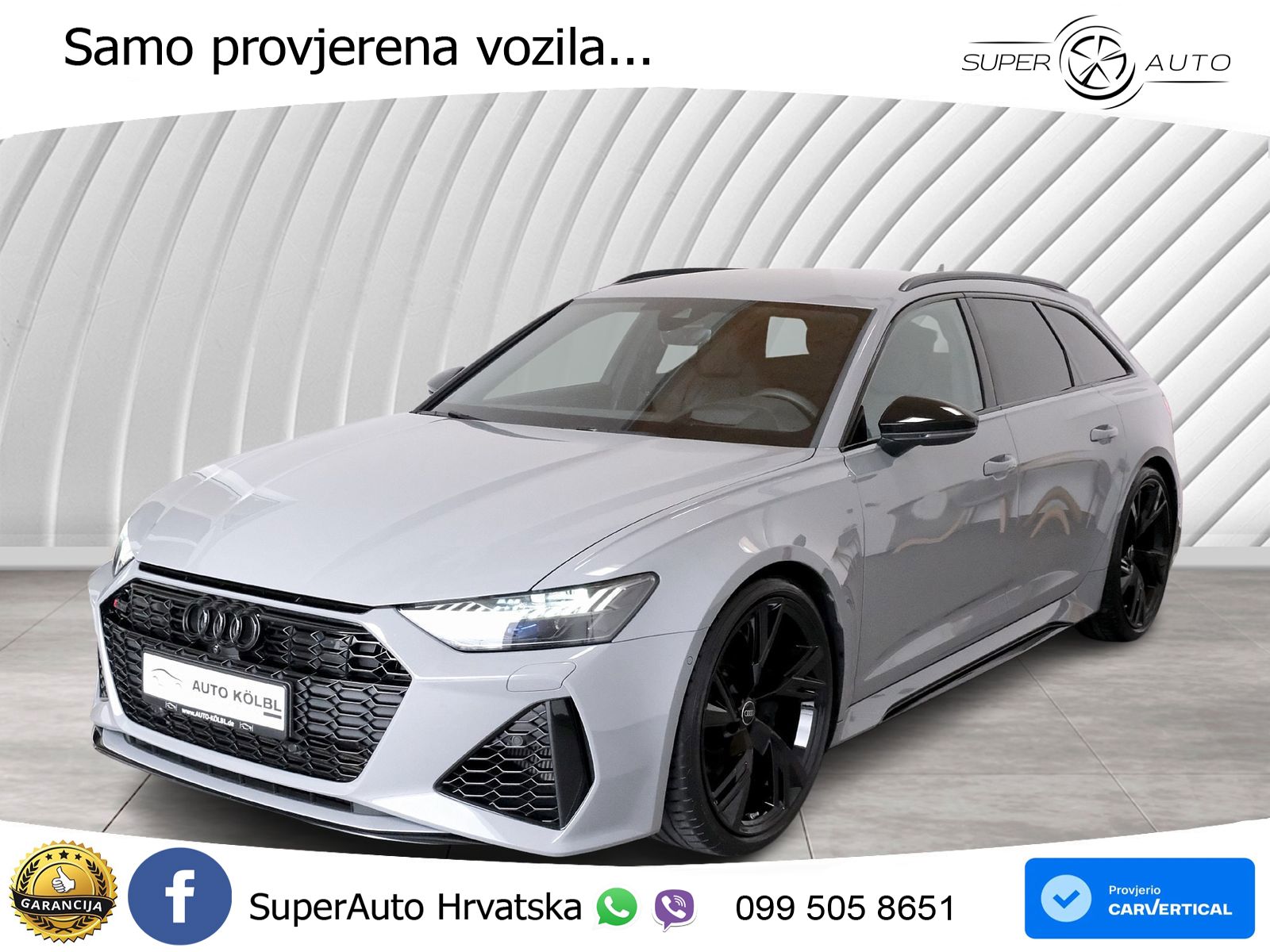 Audi RS6 Avant 4.0 TFSI V8 (600 KS) quattro Tiptronic MATRIX+GR SJED+KAM
