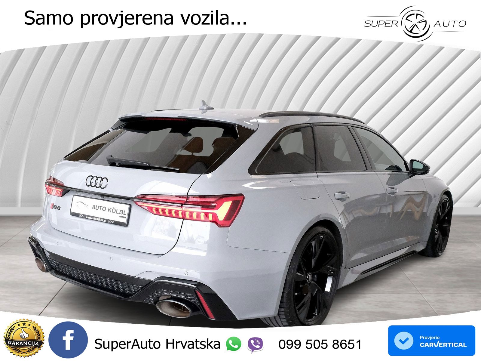 Audi RS6 Avant 4.0 TFSI V8 (600 KS) quattro Tiptronic MATRIX+GR SJED+KAM