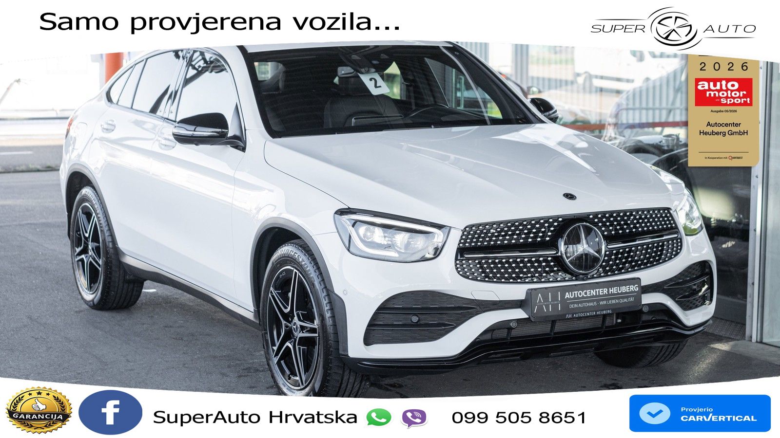 Mercedes GLC 220d (194 KS) 4MATIC G-TRONIC AMG LED+GR SJED+ACC