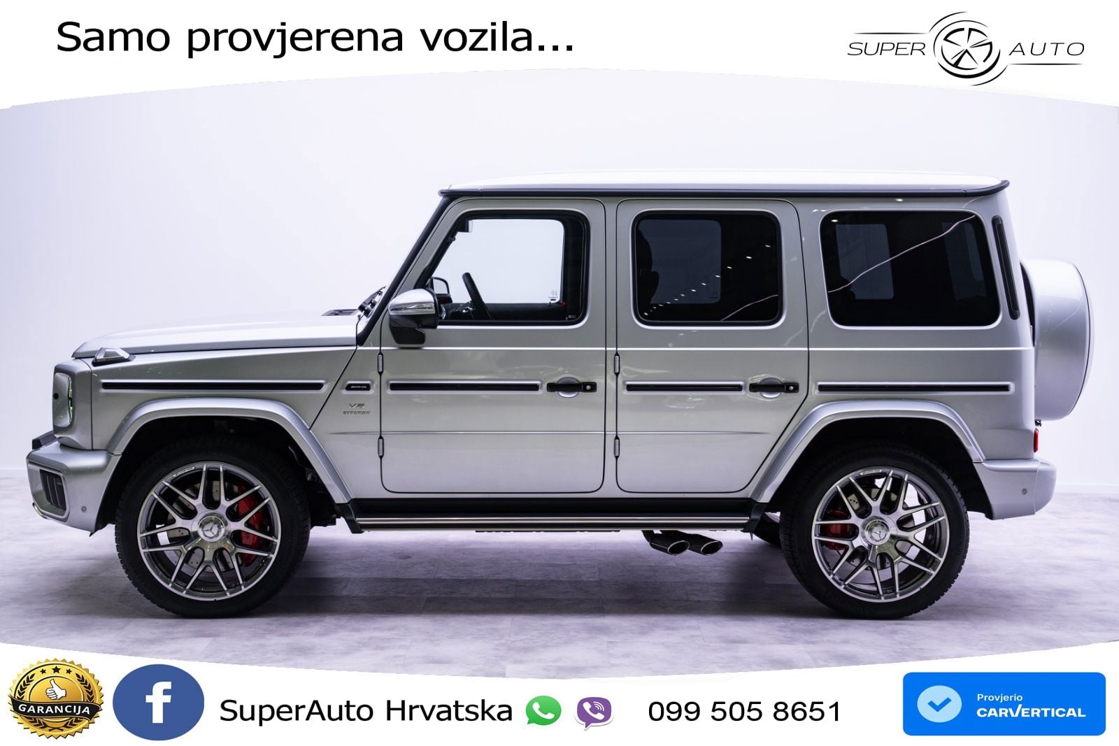 Mercedes AMG G 63 Long V8 (585 KS) 4MATIC 9G-TRONIC AMG SPEEDSHIFT TCT ZRAČNI+ACC+4xGR SJED+360