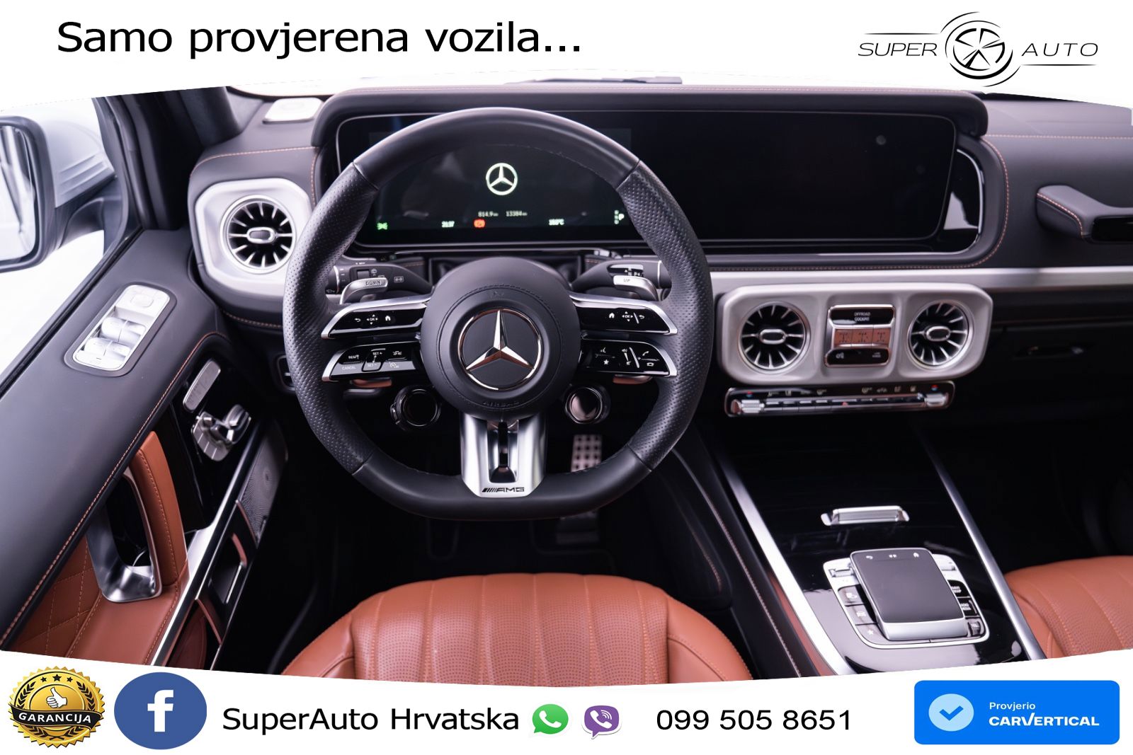 Mercedes AMG G 63 Long V8 (585 KS) 4MATIC 9G-TRONIC AMG SPEEDSHIFT TCT ZRAČNI+ACC+4xGR SJED+360