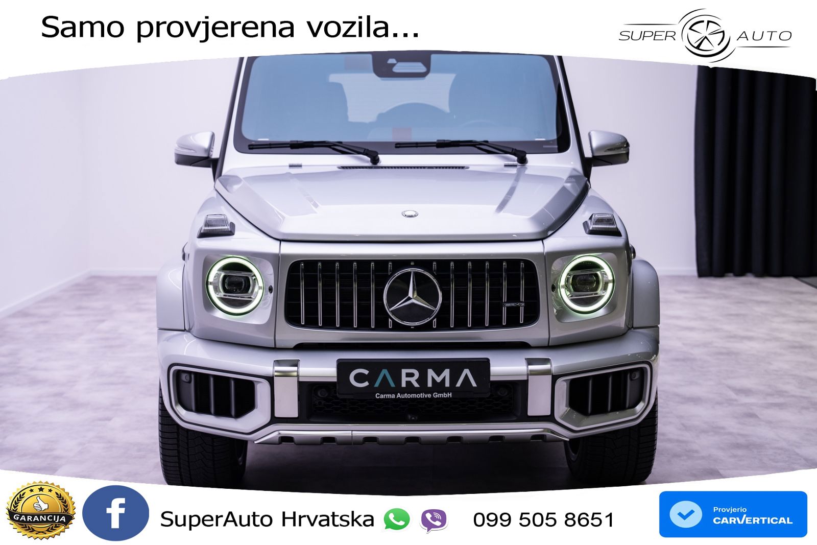 Mercedes AMG G 63 Long V8 (585 KS) 4MATIC 9G-TRONIC AMG SPEEDSHIFT TCT ZRAČNI+ACC+4xGR SJED+360