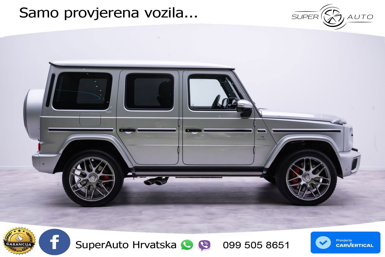 Mercedes AMG G 63 Long V8 (585 KS) 4MATIC 9G-TRONIC AMG SPEEDSHIFT TCT ZRAČNI+ACC+4xGR SJED+360