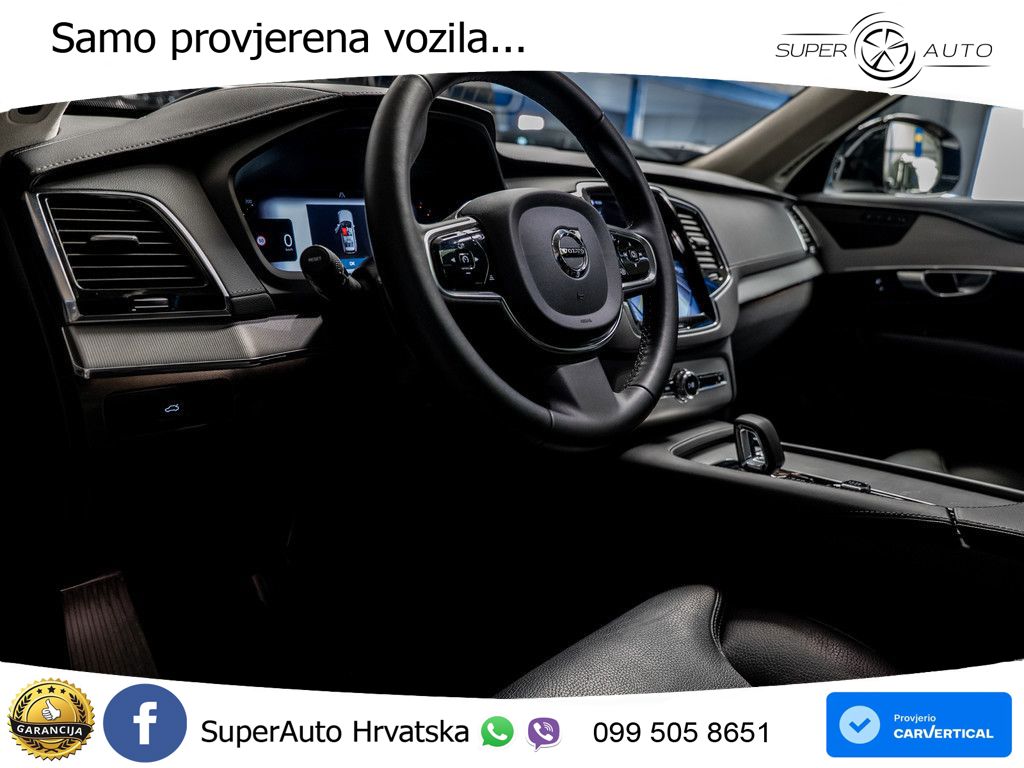 Volvo XC90 2.0 B5 Diesel AWD Automatic ACC+HEAD+4xGR SJED+360+PANO