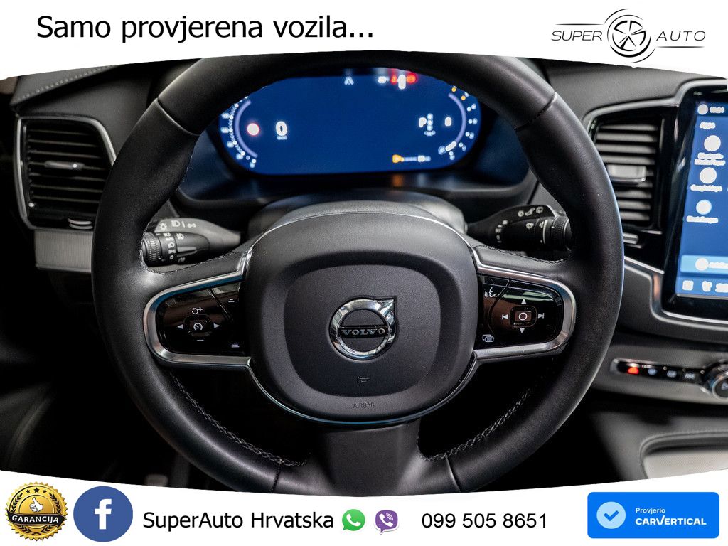 Volvo XC90 2.0 B5 Diesel AWD Automatic ACC+HEAD+4xGR SJED+360+PANO