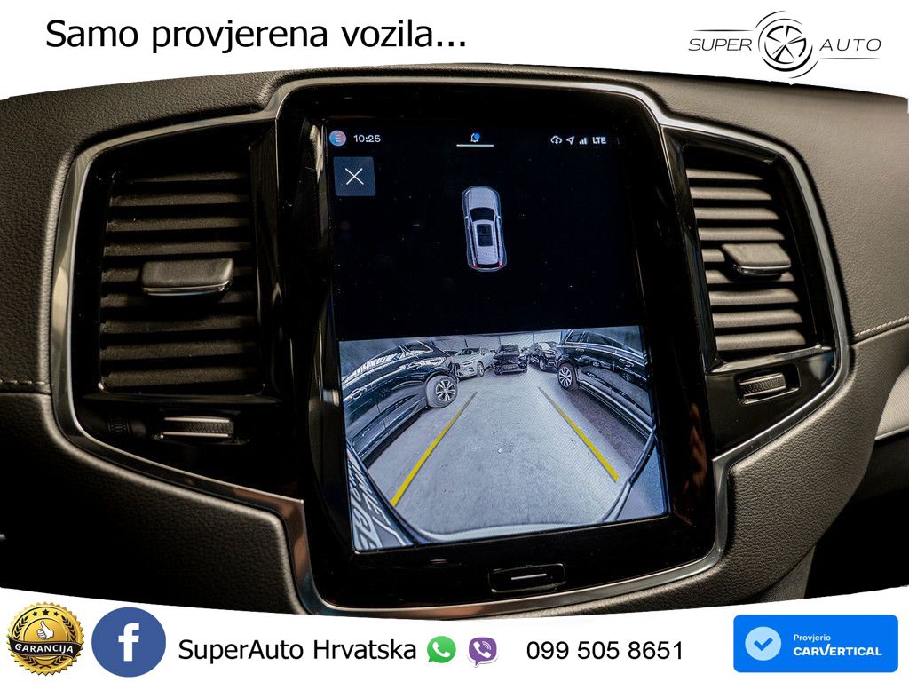 Volvo XC90 2.0 B5 Diesel AWD Automatic ACC+HEAD+4xGR SJED+360+PANO