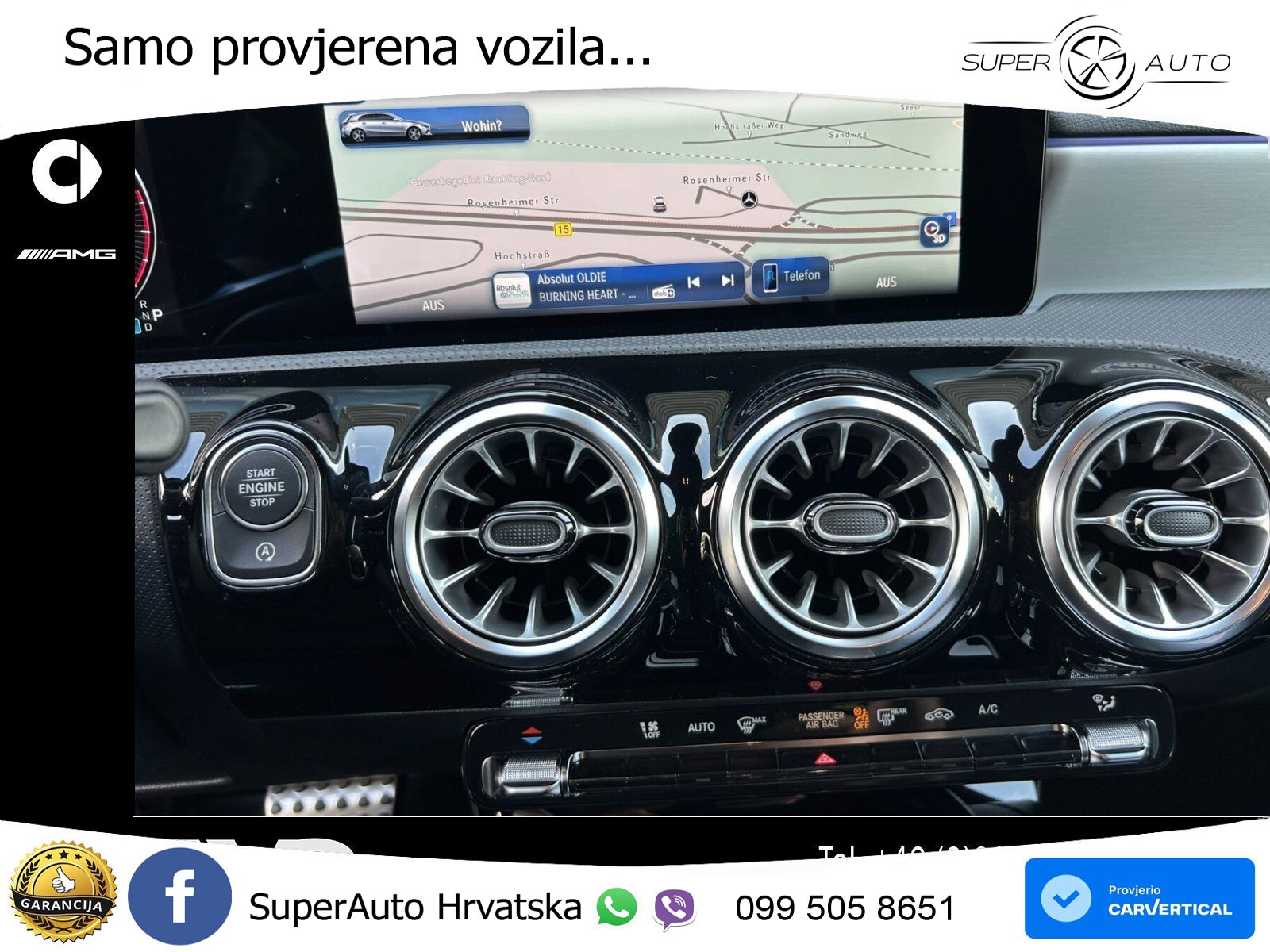 Mercedes-Benz A 200 7G-DCT AMG LED+GR SJED+ACC