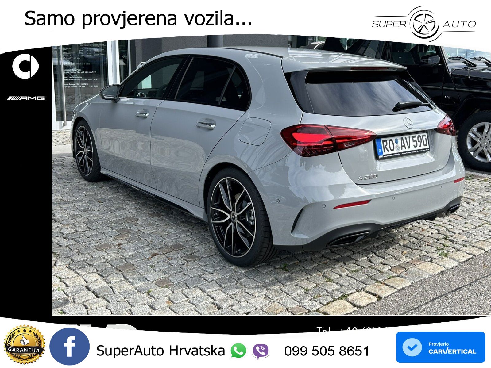 Mercedes-Benz A 200 7G-DCT AMG LED+GR SJED+ACC