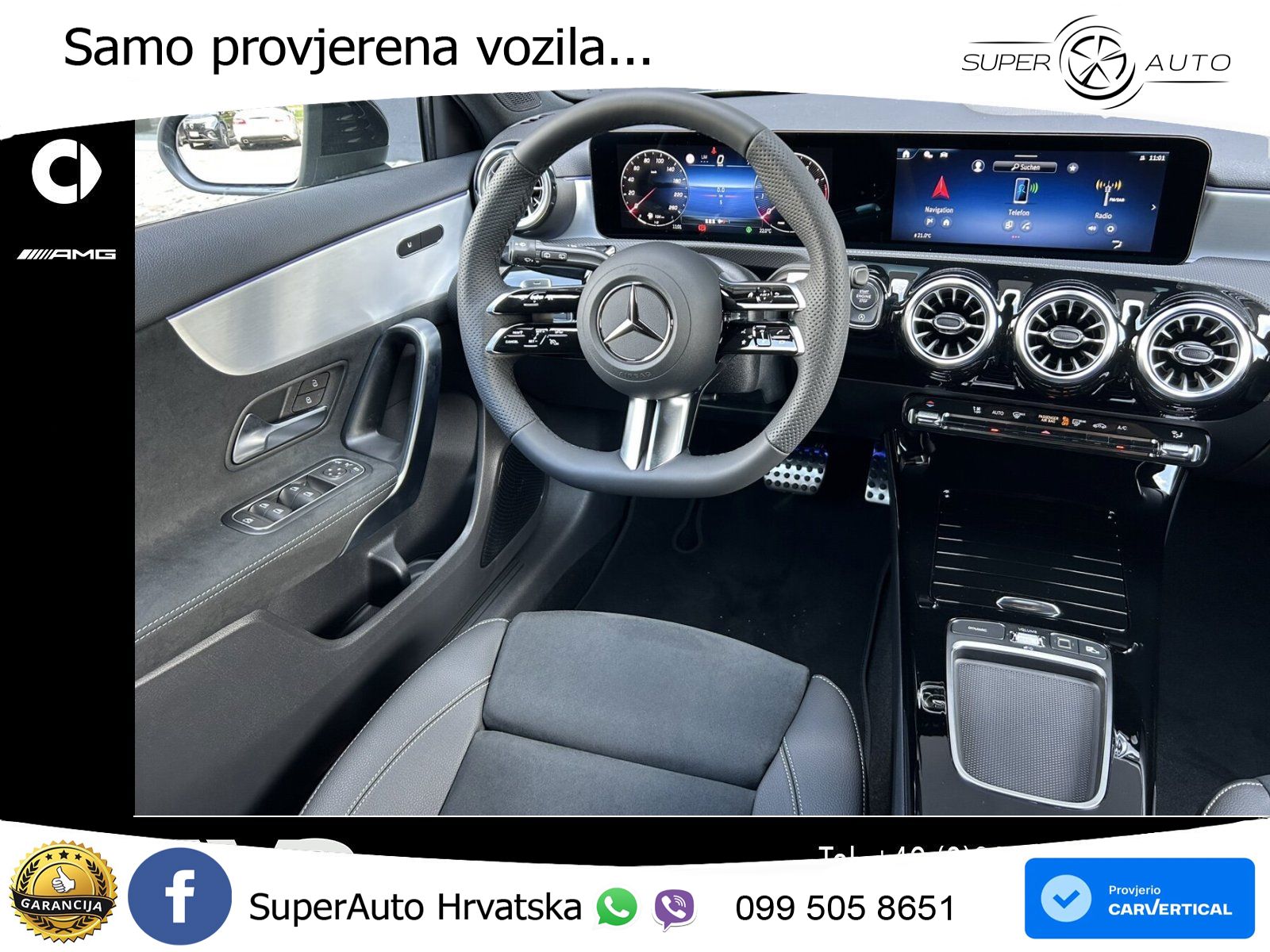 Mercedes-Benz A 200 7G-DCT AMG LED+GR SJED+ACC