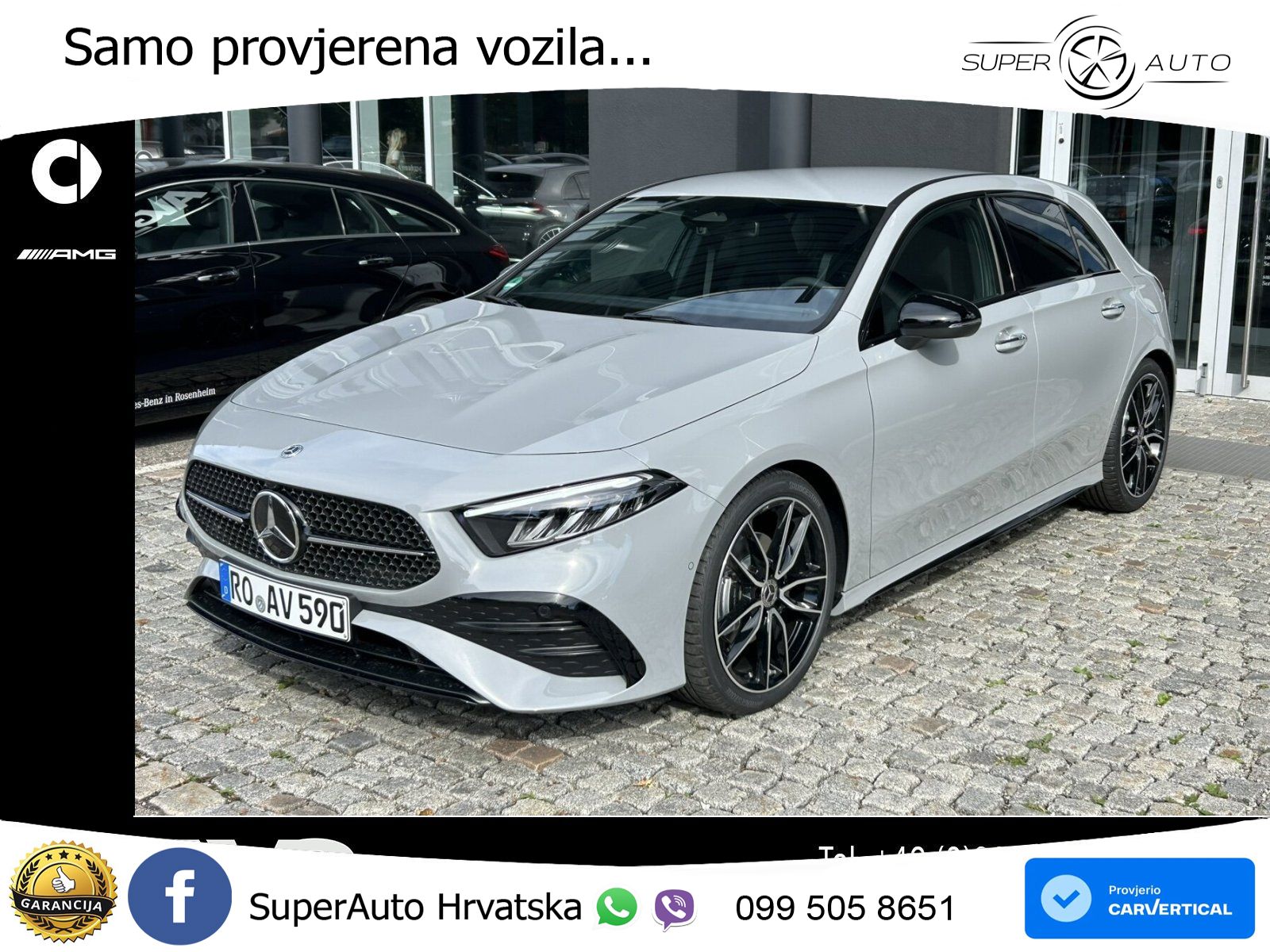 Mercedes-Benz A 200 7G-DCT AMG LED+GR SJED+ACC