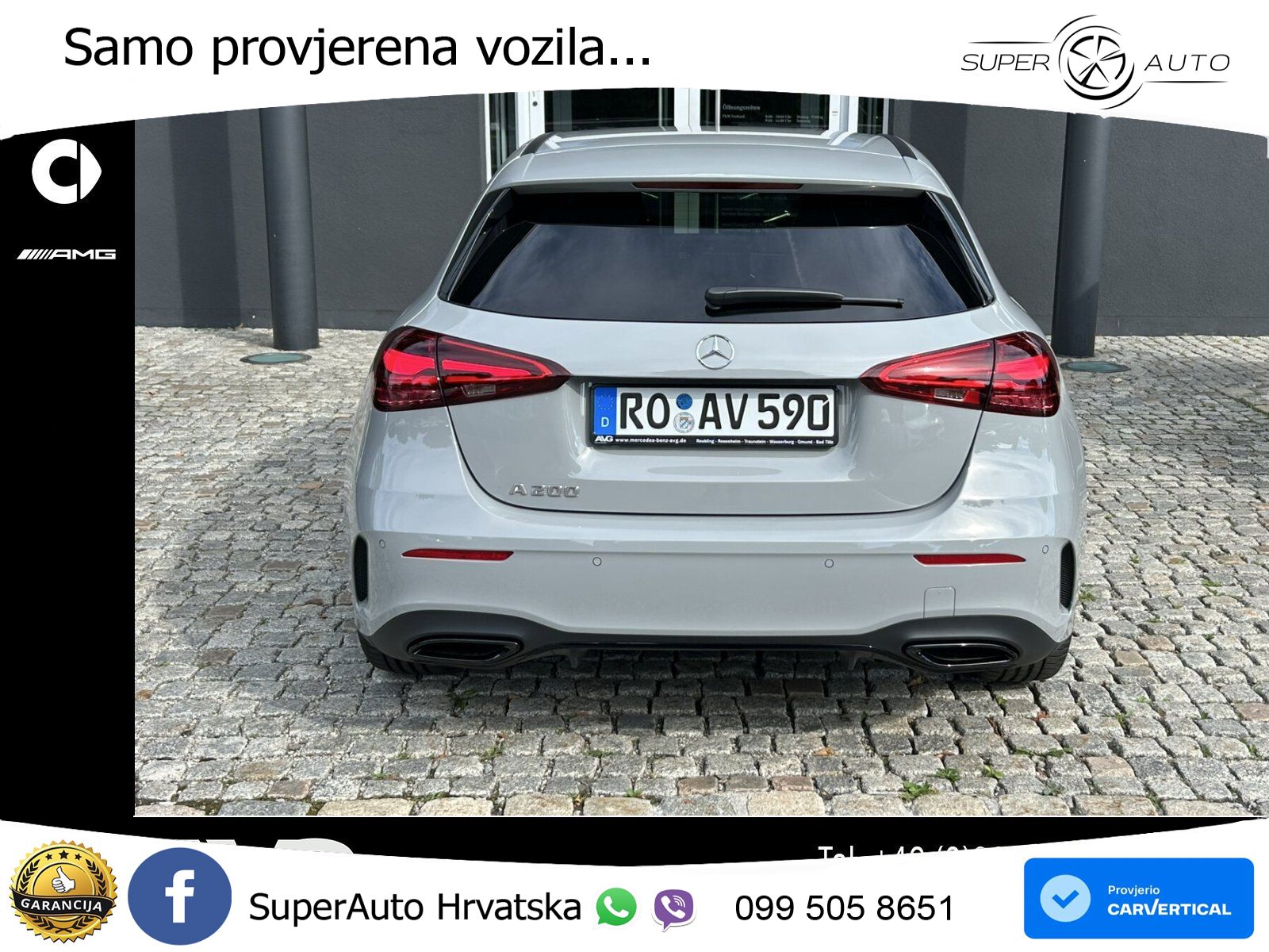 Mercedes-Benz A 200 7G-DCT AMG LED+GR SJED+ACC