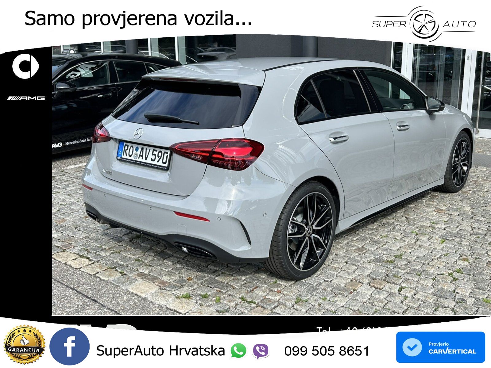 Mercedes-Benz A 200 7G-DCT AMG LED+GR SJED+ACC