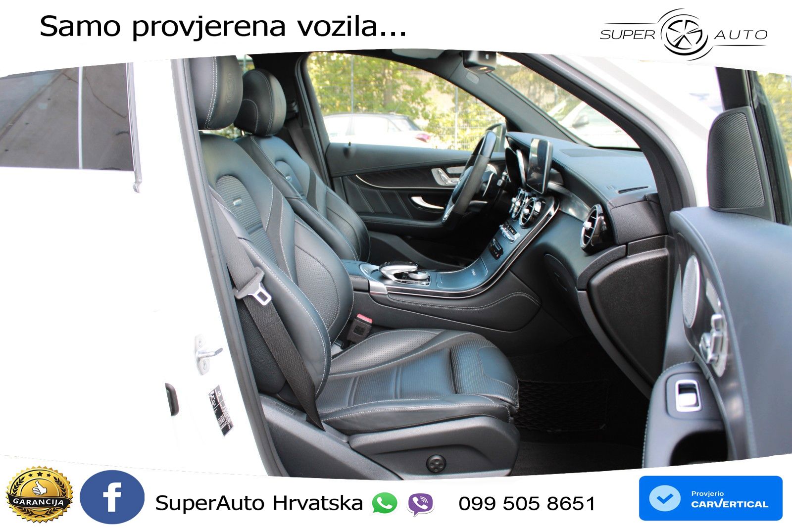 Mercedes AMG GLC 63 S V8 (510 KS) 4MATIC+ MCT ZRAČNI+ACC+GR SJED+KAM+PANO
