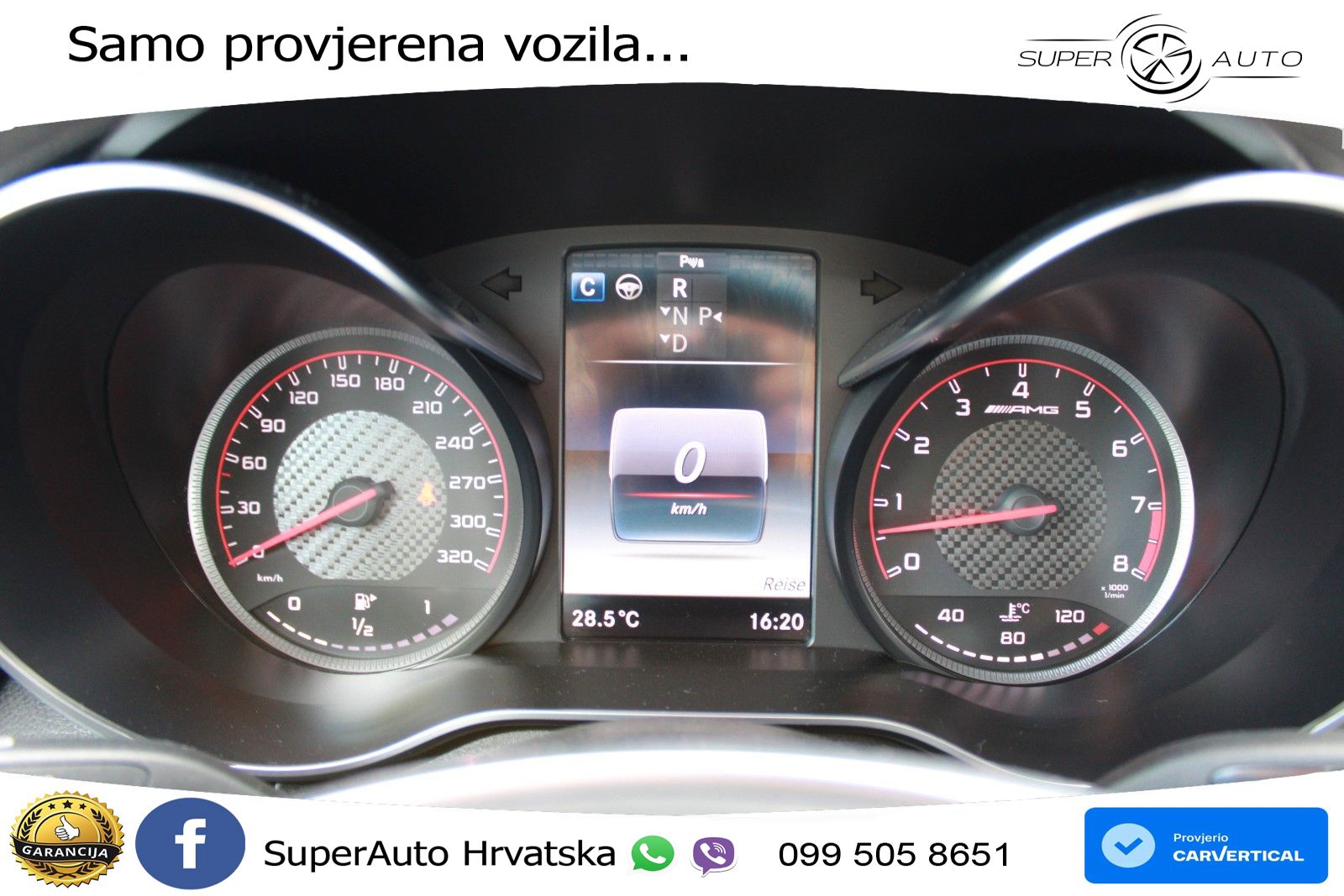 Mercedes AMG GLC 63 S V8 (510 KS) 4MATIC+ MCT ZRAČNI+ACC+GR SJED+KAM+PANO