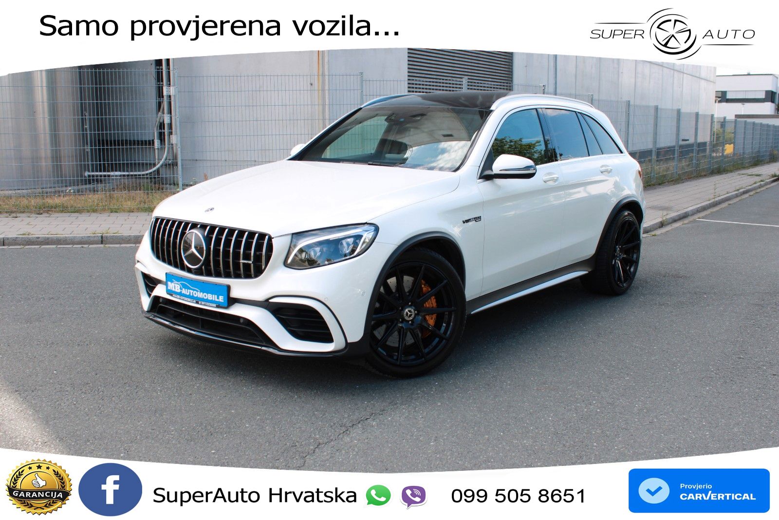 Mercedes AMG GLC 63 S V8 (510 KS) 4MATIC+ MCT ZRAČNI+ACC+GR SJED+KAM+PANO