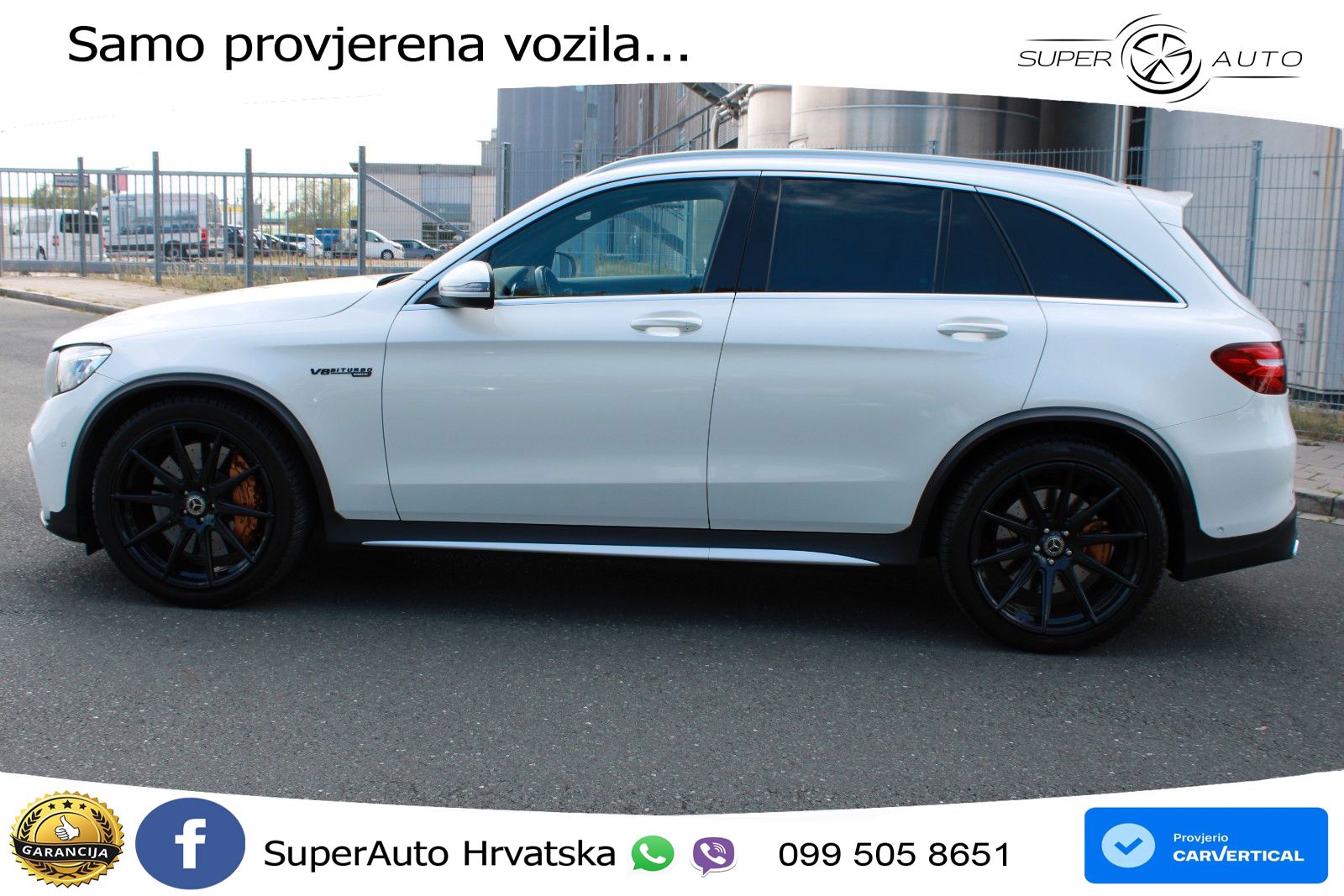 Mercedes AMG GLC 63 S V8 (510 KS) 4MATIC+ MCT ZRAČNI+ACC+GR SJED+KAM+PANO